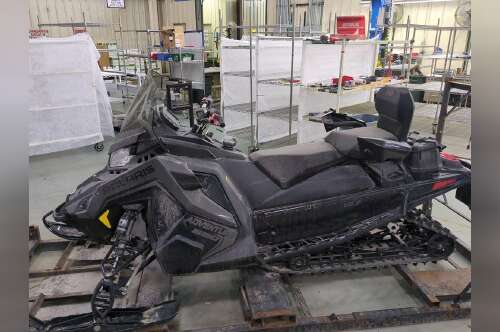 2025 PolarisĀ® 650 Indy Adventure 137 Shadow Gray / Gloss Black 650 137 in ann arbor MI
