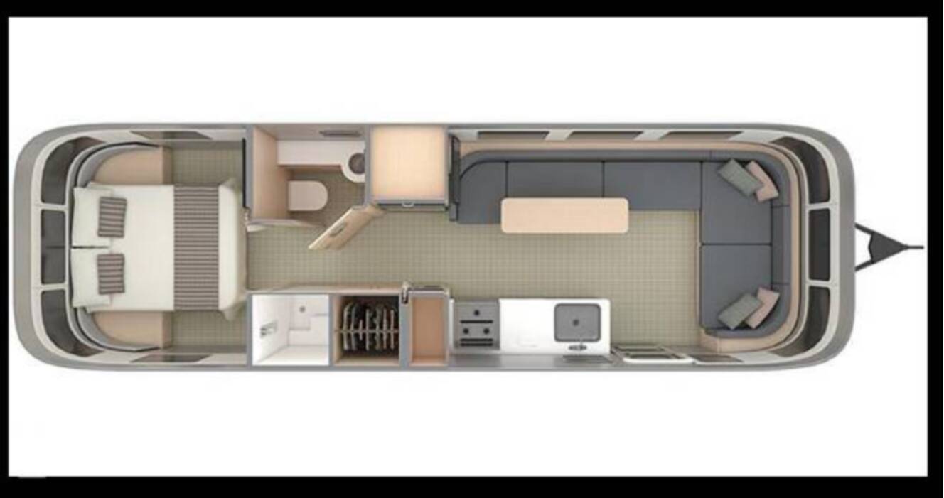 A photo of this 2025 Airstream Globetrotter 30RB