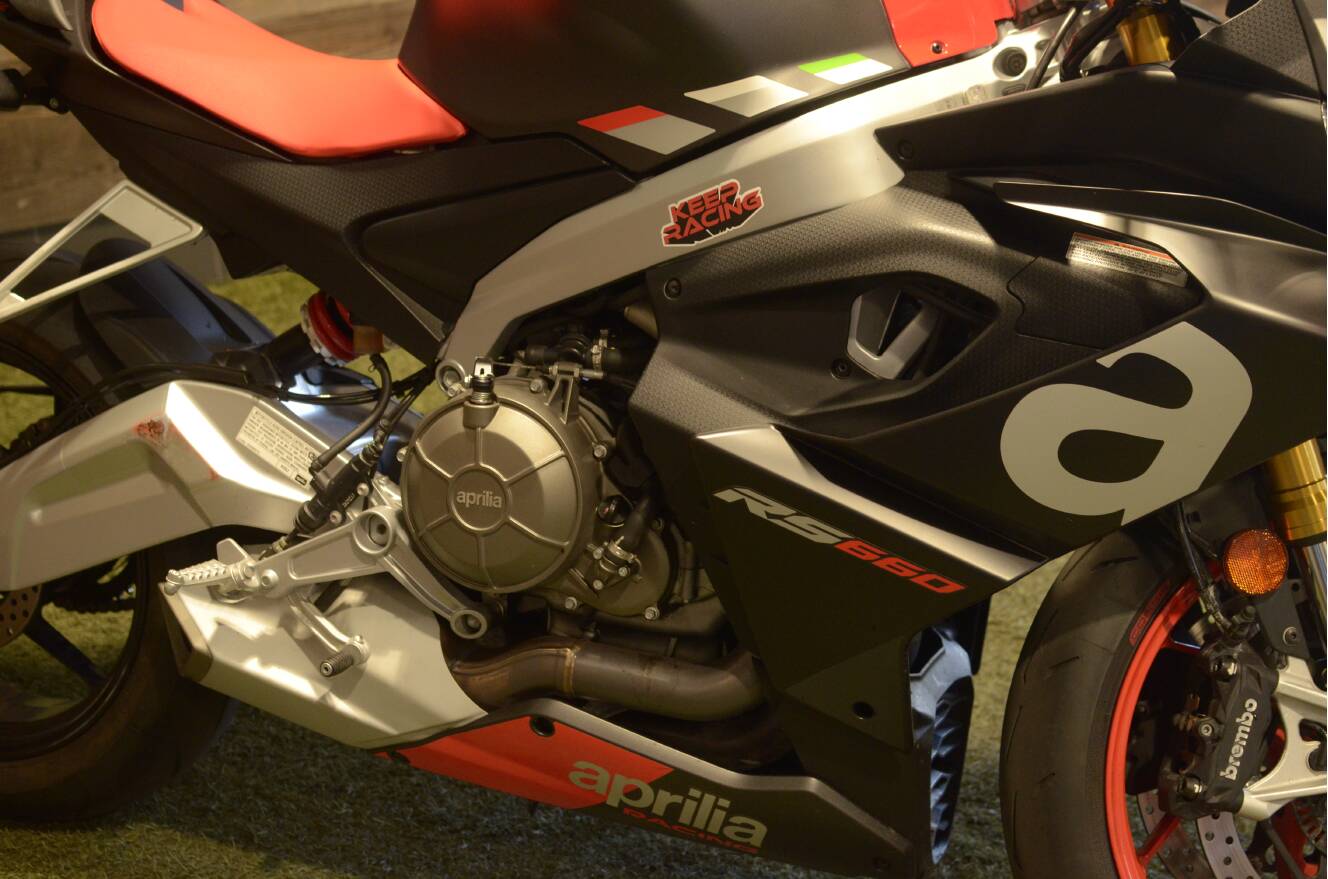 A photo of this 2022 Aprilia RS 660