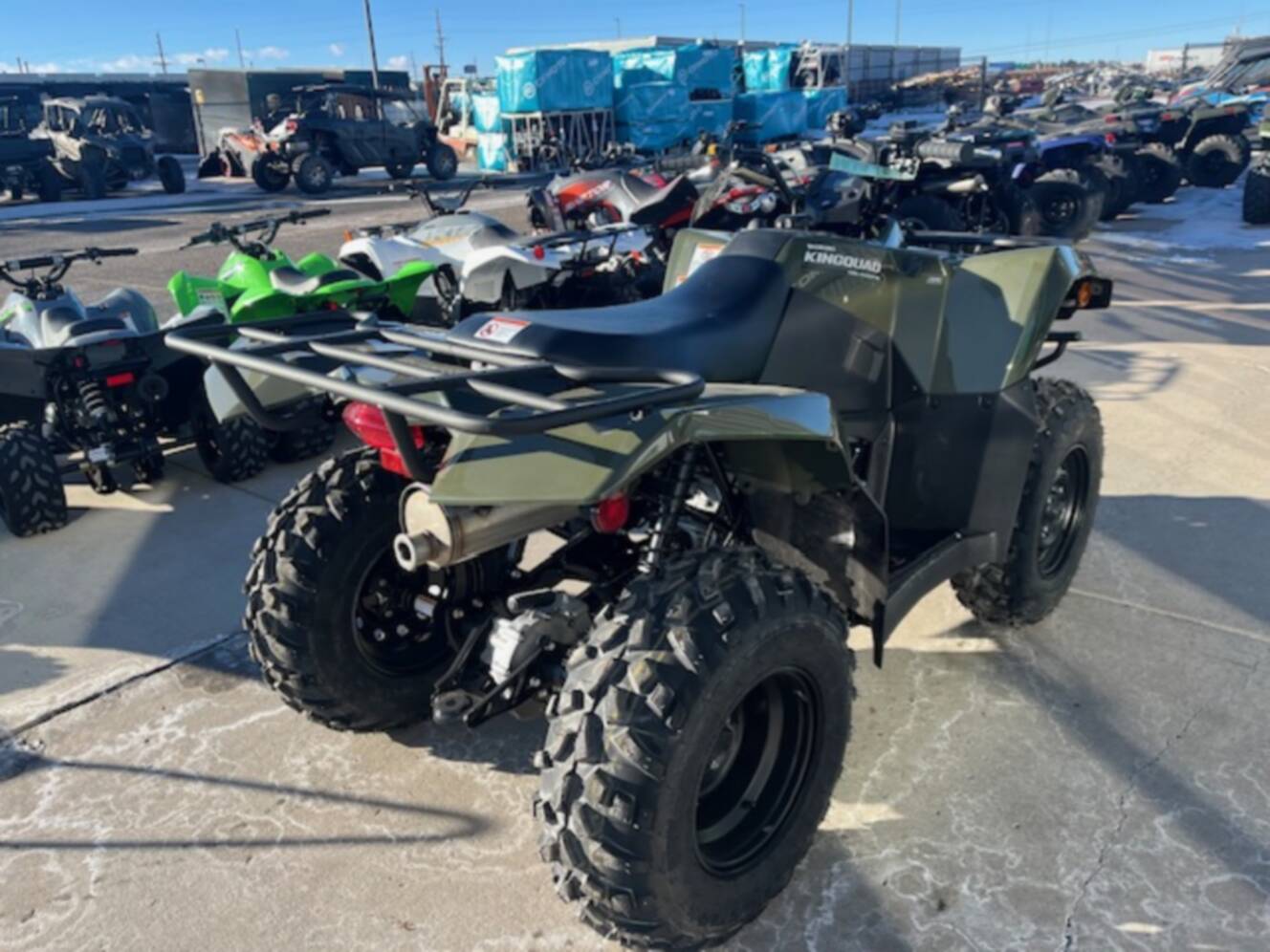 A photo of this 2025 Suzuki KingQuad 400 FSi
