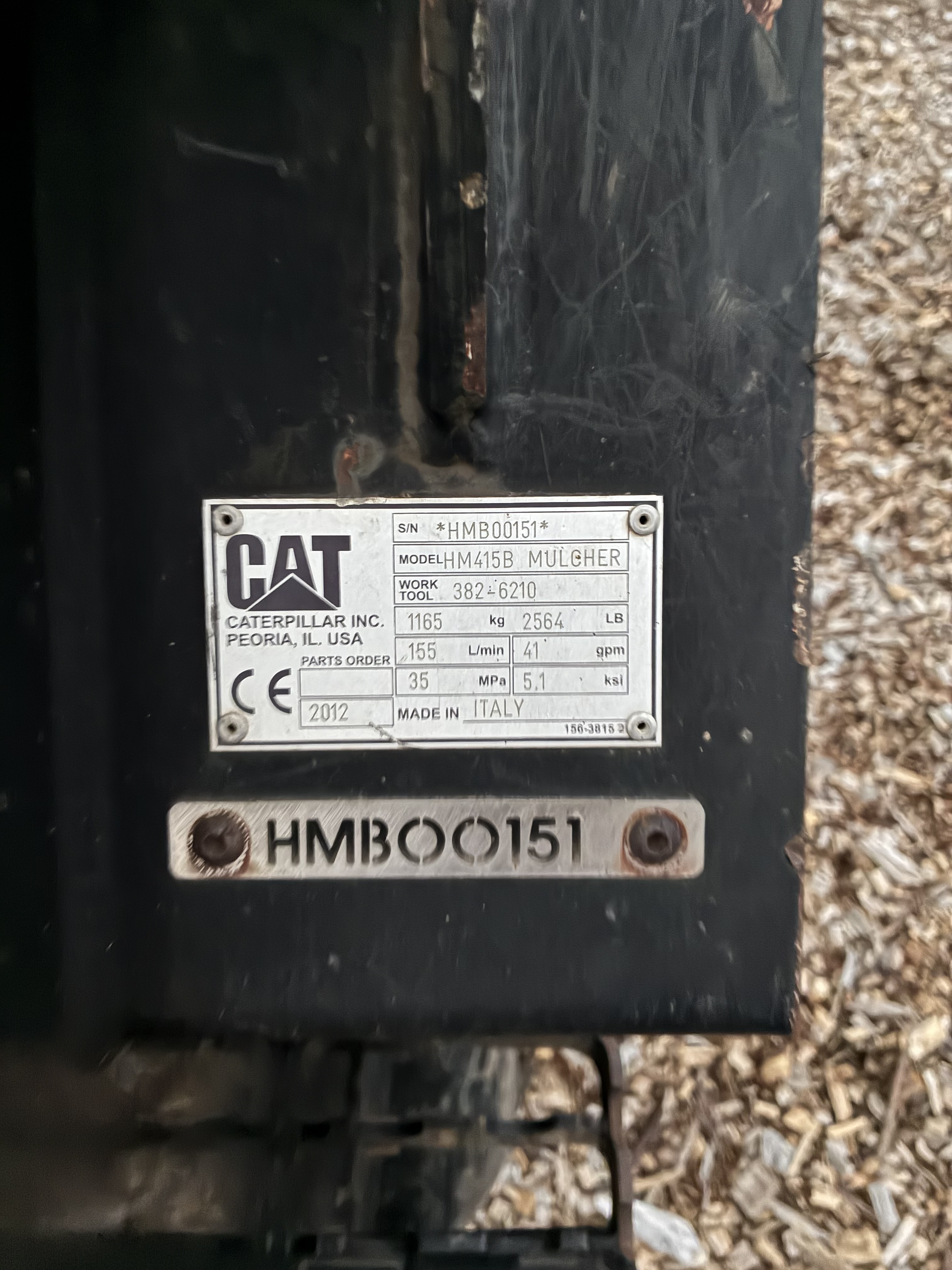 2012 CAT Hm415b in Morrisville, NY