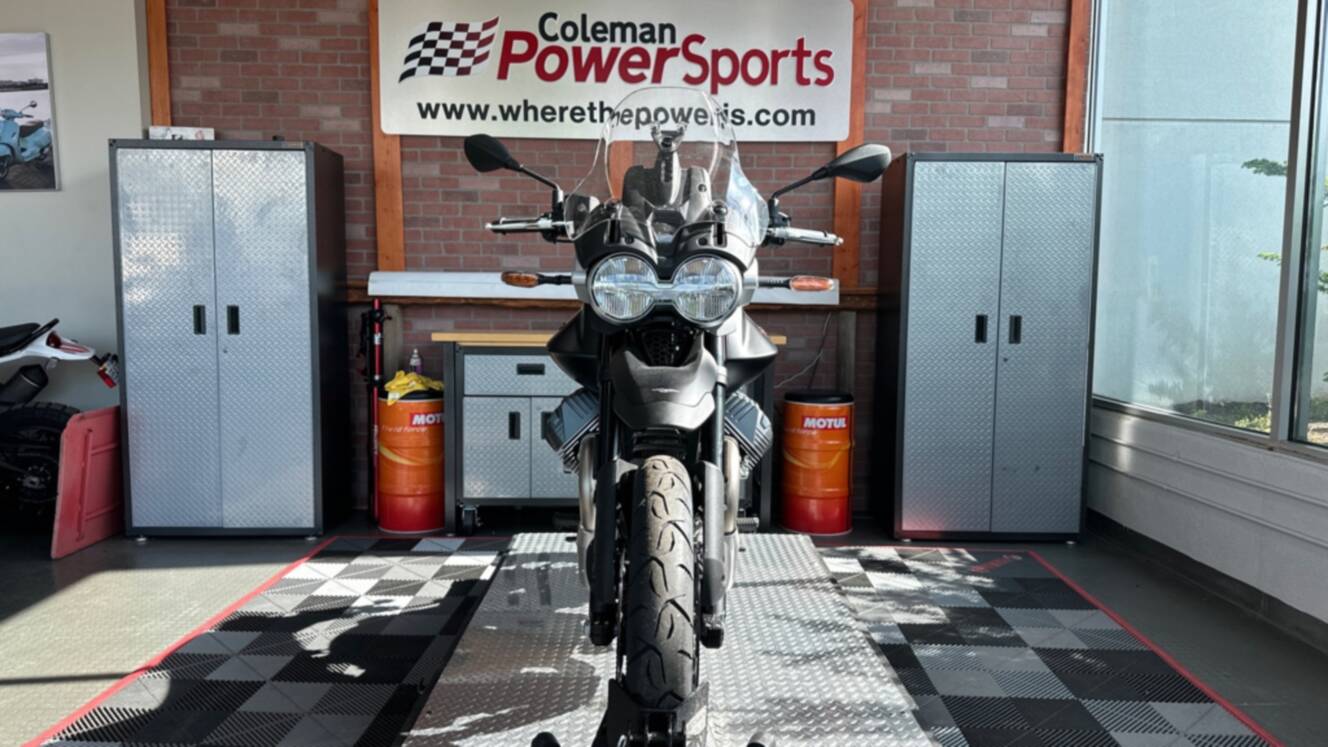 A photo of this 2025 Moto Guzzi V85 Strada