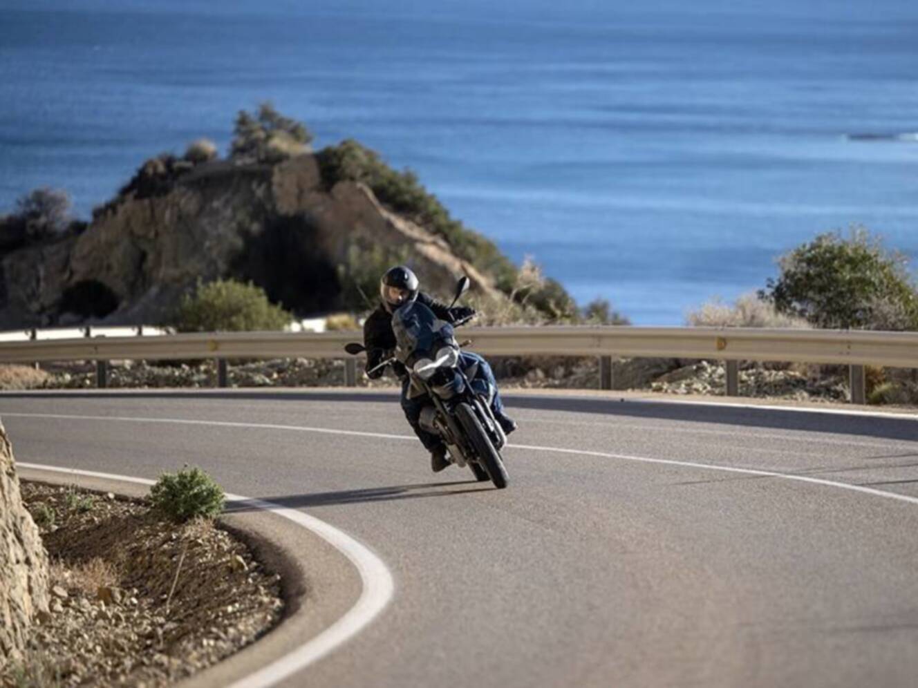 A photo of this 2025 Moto Guzzi V85 Strada