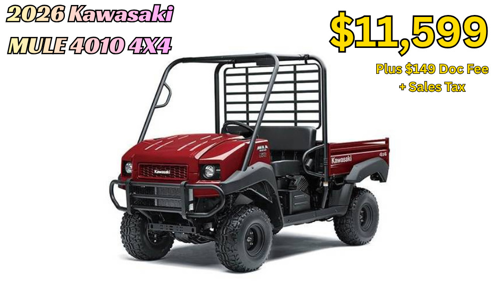 2026 Kawasaki Mule 4010 4x4 in whiteland IN