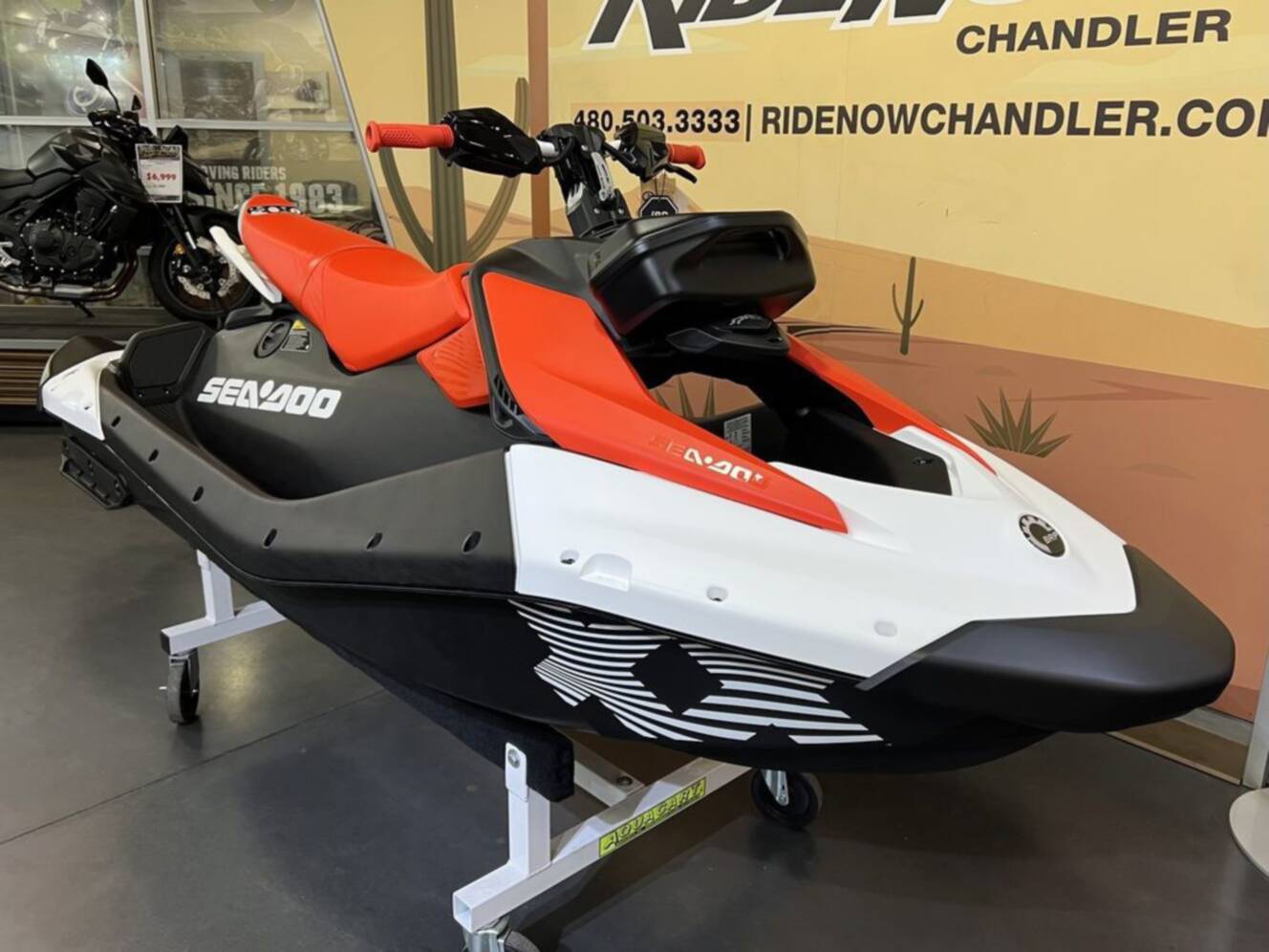 A photo of this 2026 Sea-Doo Spark Trixx for 3 Rotax 900 ACE - 90 iBR and Au