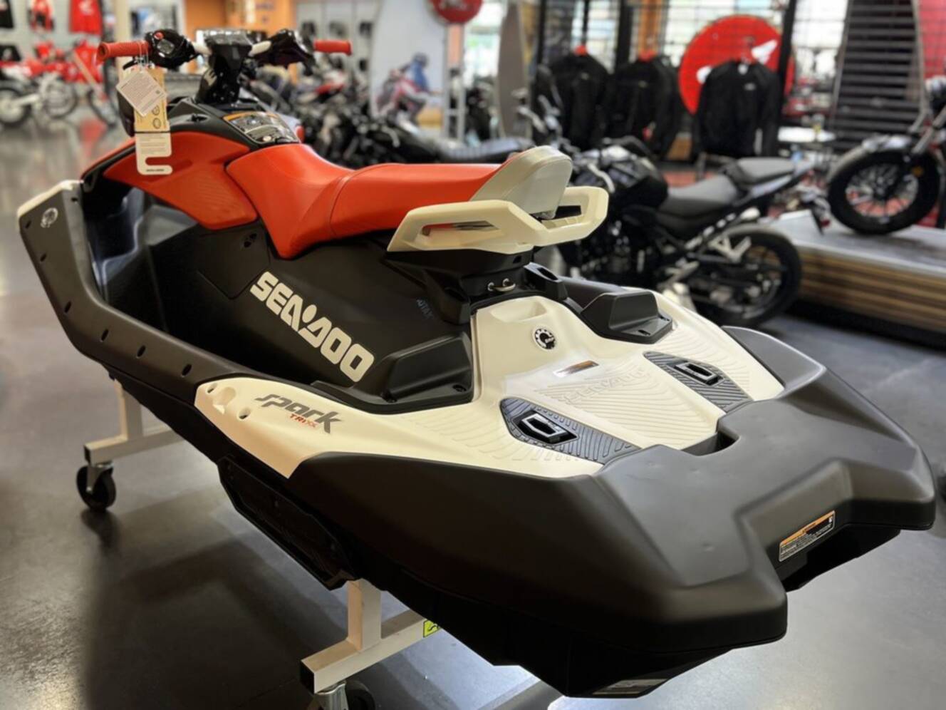 A photo of this 2026 Sea-Doo Spark Trixx for 3 Rotax 900 ACE - 90 iBR and Au