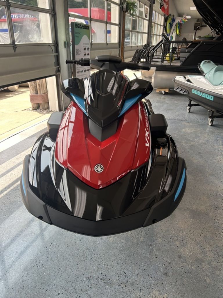 2026 Yamaha VX DELUXE W/AUDIO-Black/Torch Red in houghton lake MI