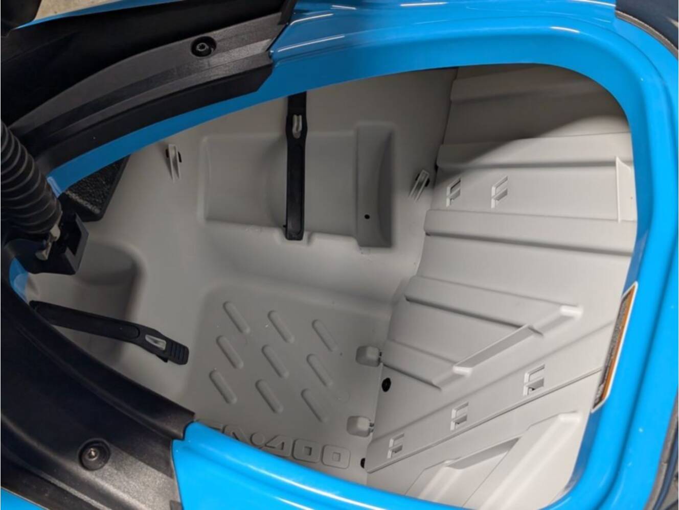 A photo of this 2026 Sea-Doo RXP-X 325 Tech, BRP Premium A, iBR Gulfstream Blue P