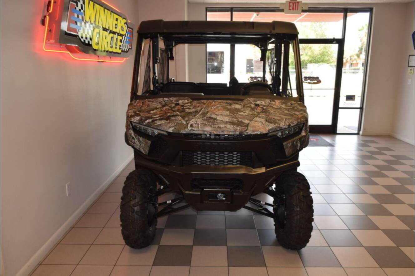 A photo of this 2026 Honda® Pioneer 1000-5 Deluxe TrueTimber Atera Camo