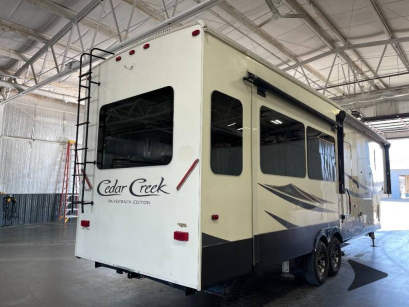 A photo of this 2019 Forest River Rv Cedar Creek Silverback 33IK