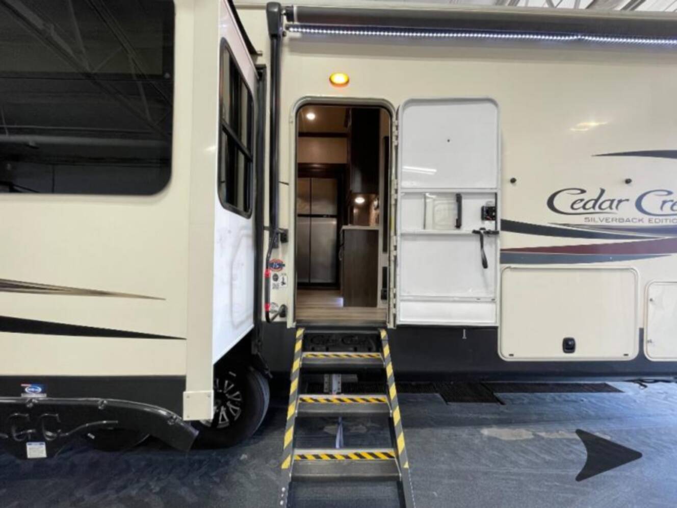 A photo of this 2019 Forest River Rv Cedar Creek Silverback 33IK
