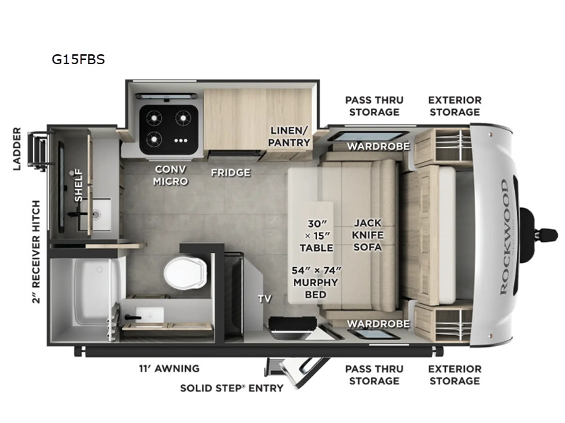 2026 Forest River Rv Rockwood GEO Pro G15FBS in junction city OR