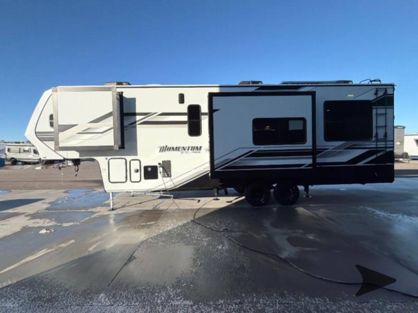 A photo of this 2026 Grand Design Momentum G-Class 325G