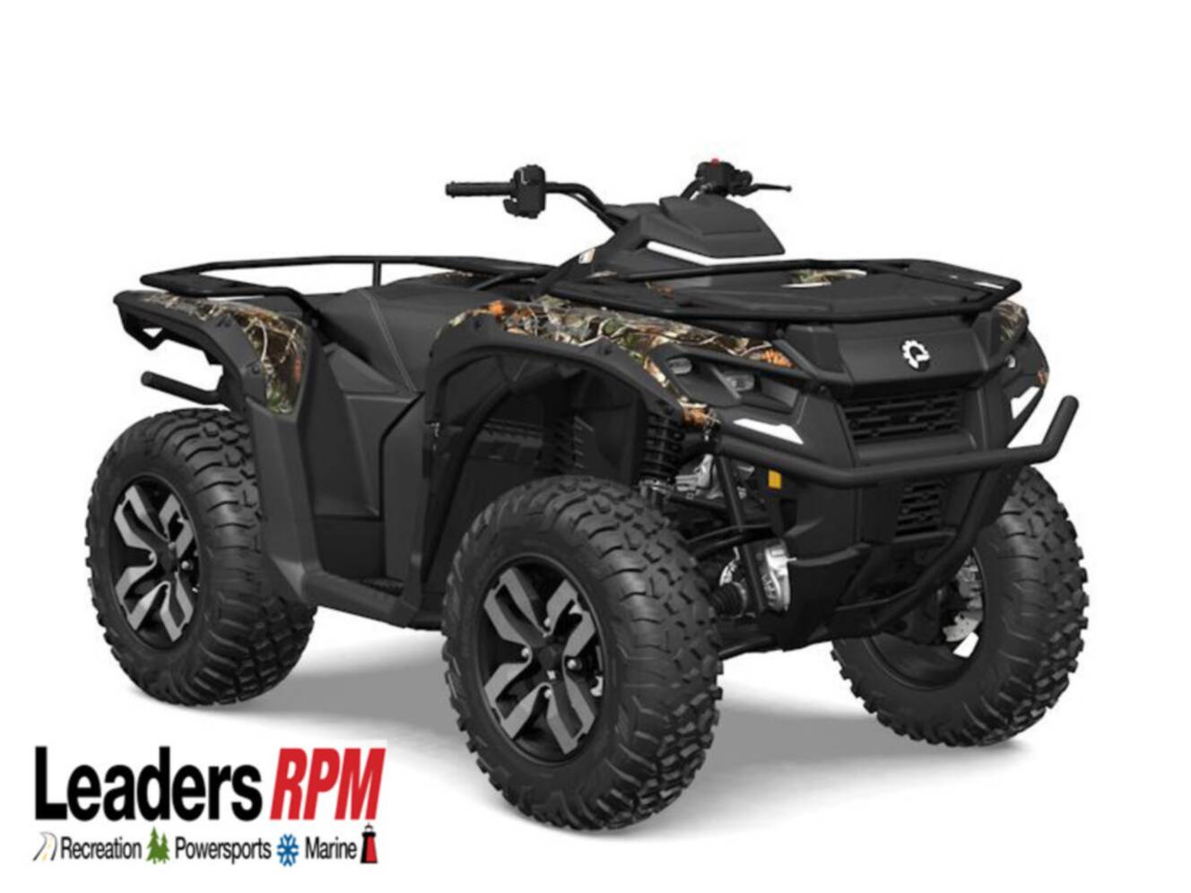 A photo of this 2027 Can-Am Outlander Electric Dark Wildland Camo