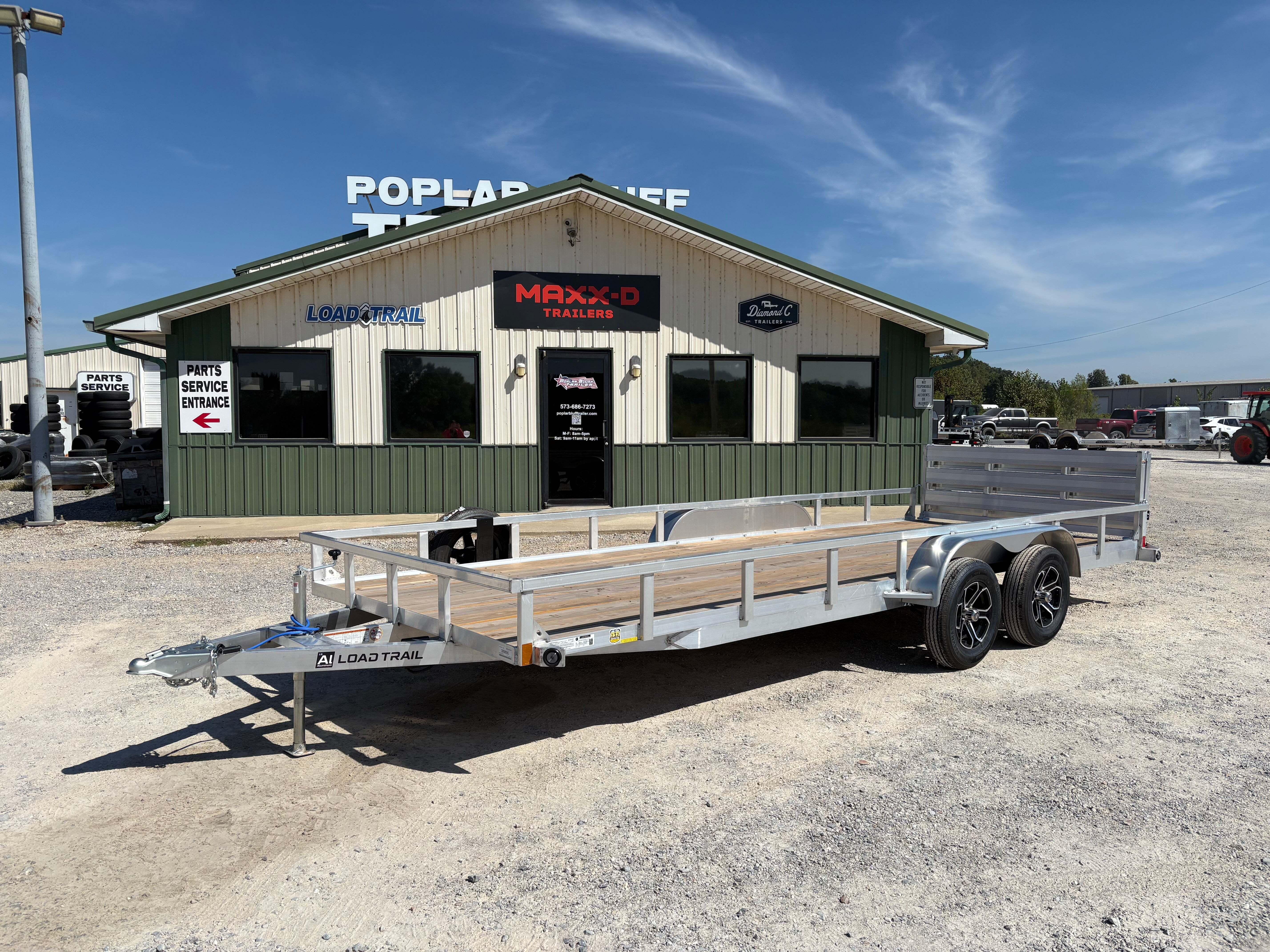 2027 Load Trail UA8320 83" x 20' Tandem Axle Utility (Aluminum Frame) in Poplar Bluff, MO