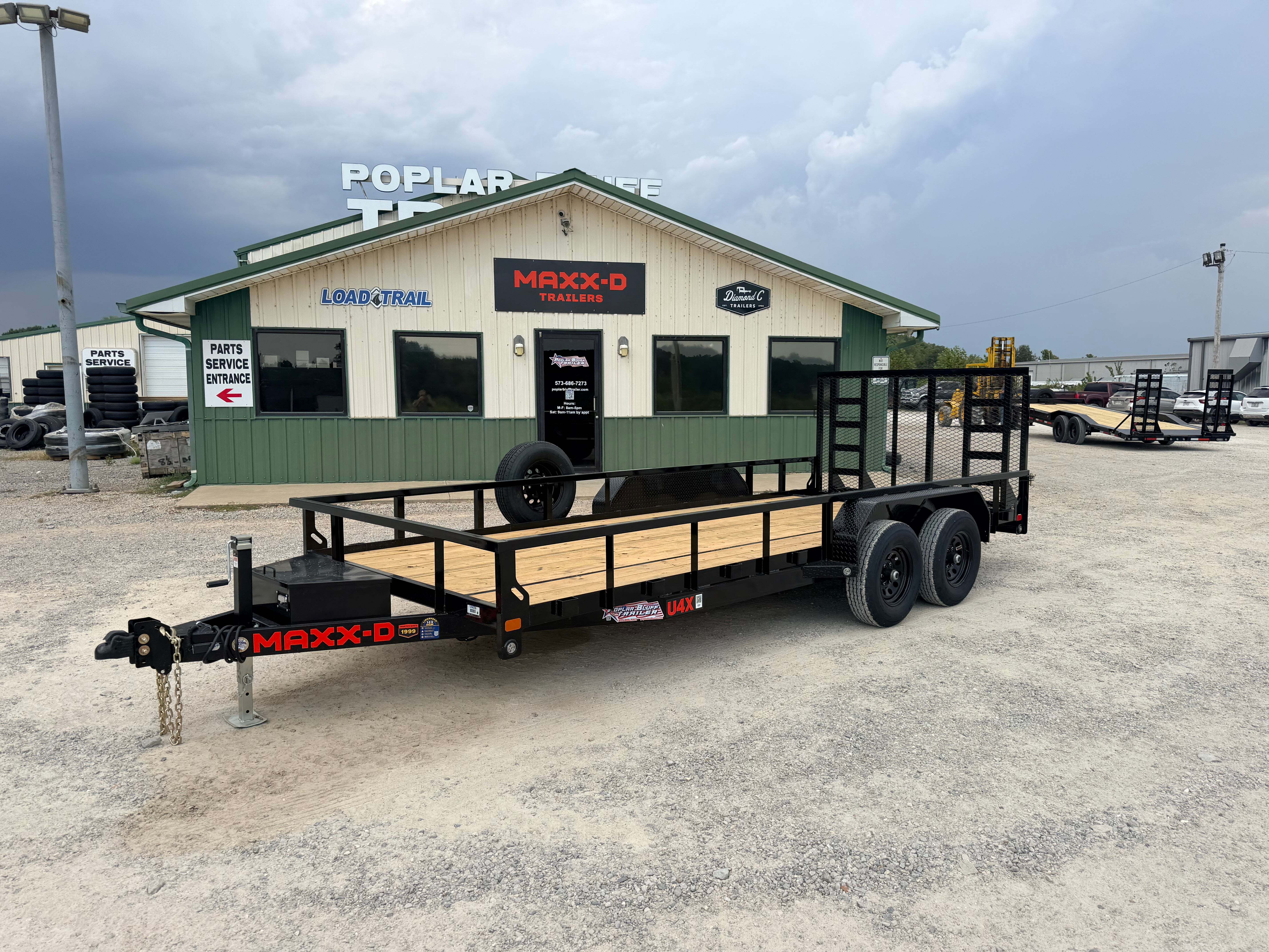 2027 MAXX-D U4X8318 18' x 83" Tandem Axle Utility 10k in Poplar Bluff, MO