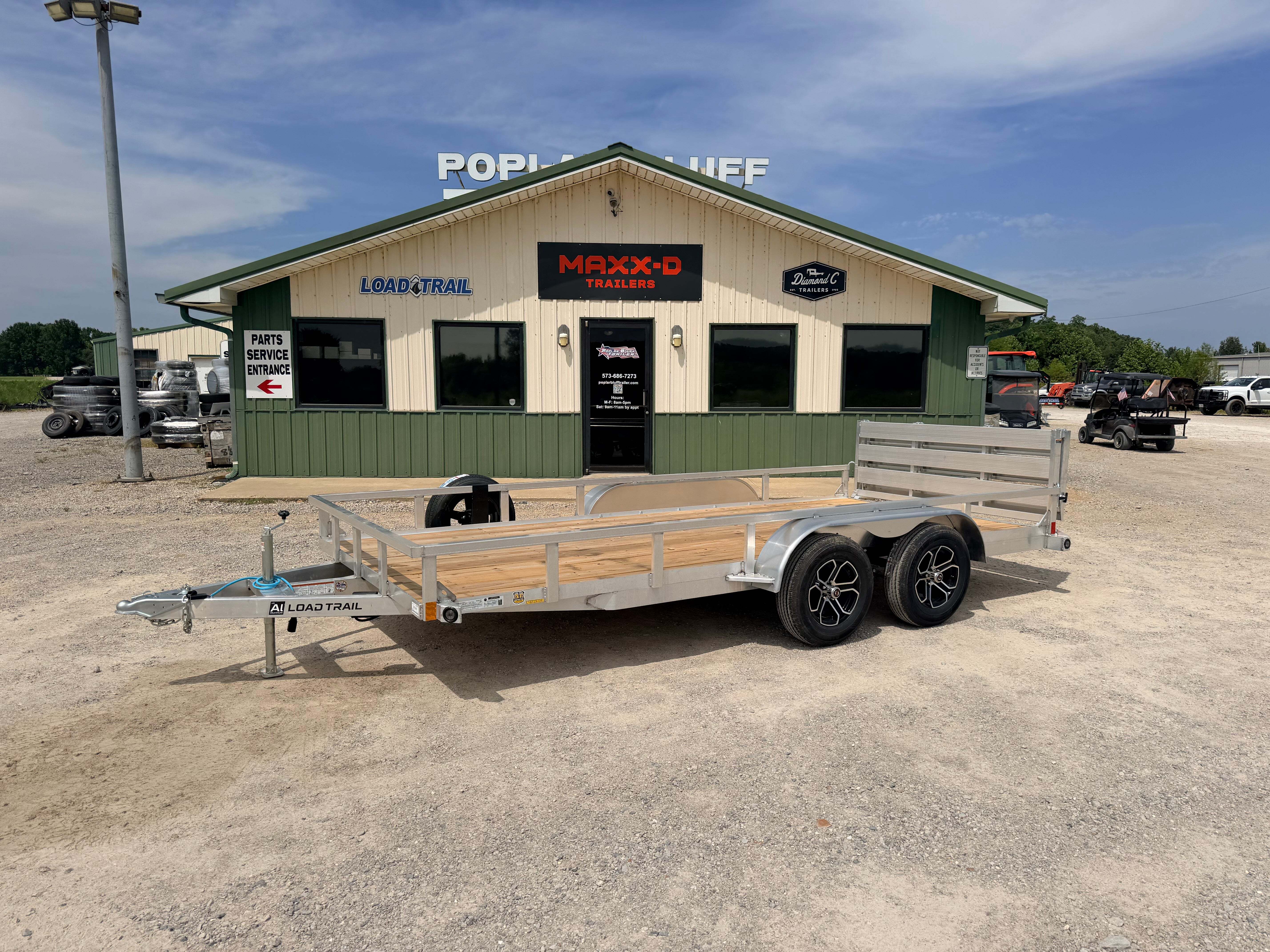 2027 Load Trail UA8316 83" x 16' Tandem Axle Utility (Aluminum Frame) in Poplar Bluff, MO