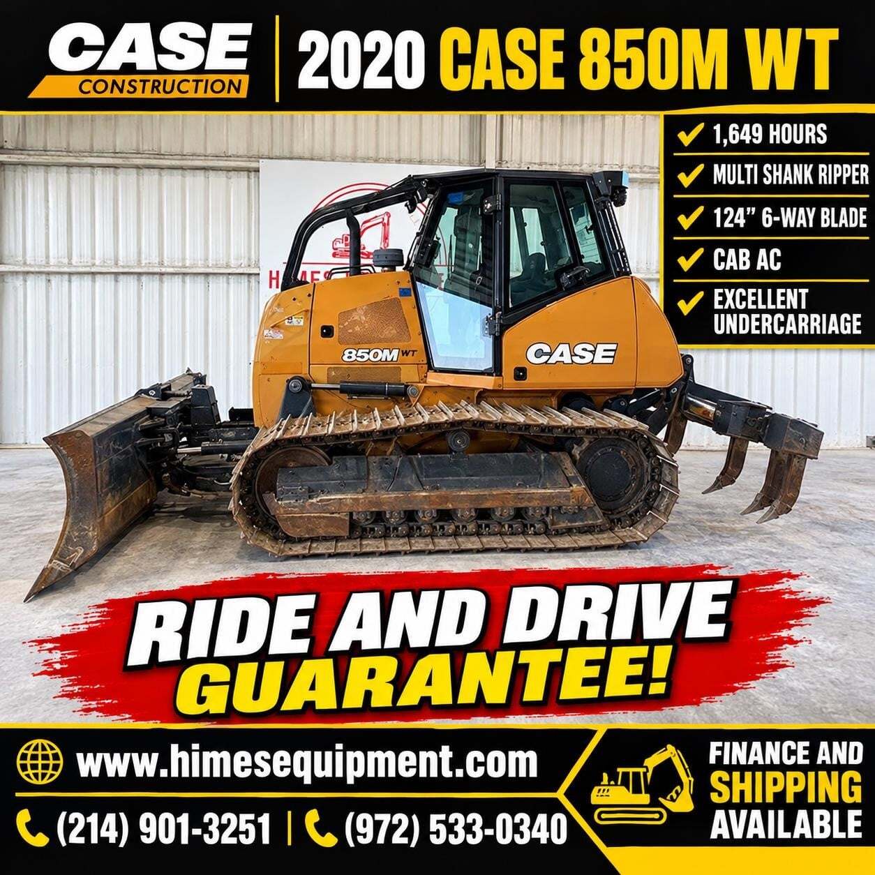 2020 CASE 850M WT in Van Alstyne, TX