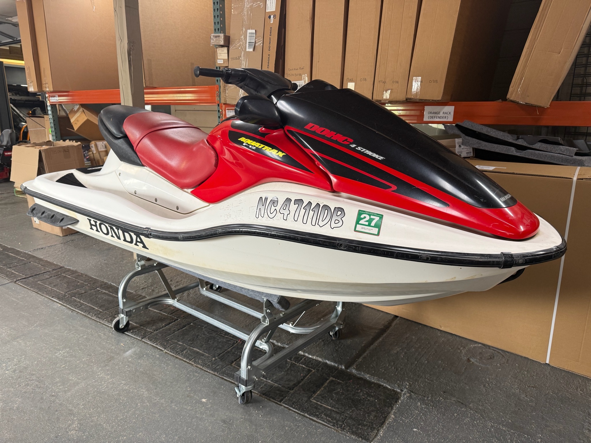 2004 Honda Marine ARX1200 R 12 in iron station NC