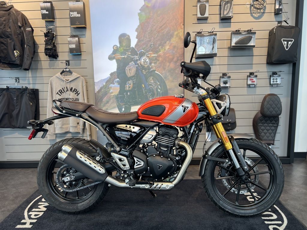 2026 Triumph Scrambler 400 X Baja Orange/Aluminium X in Hagerstown, MD