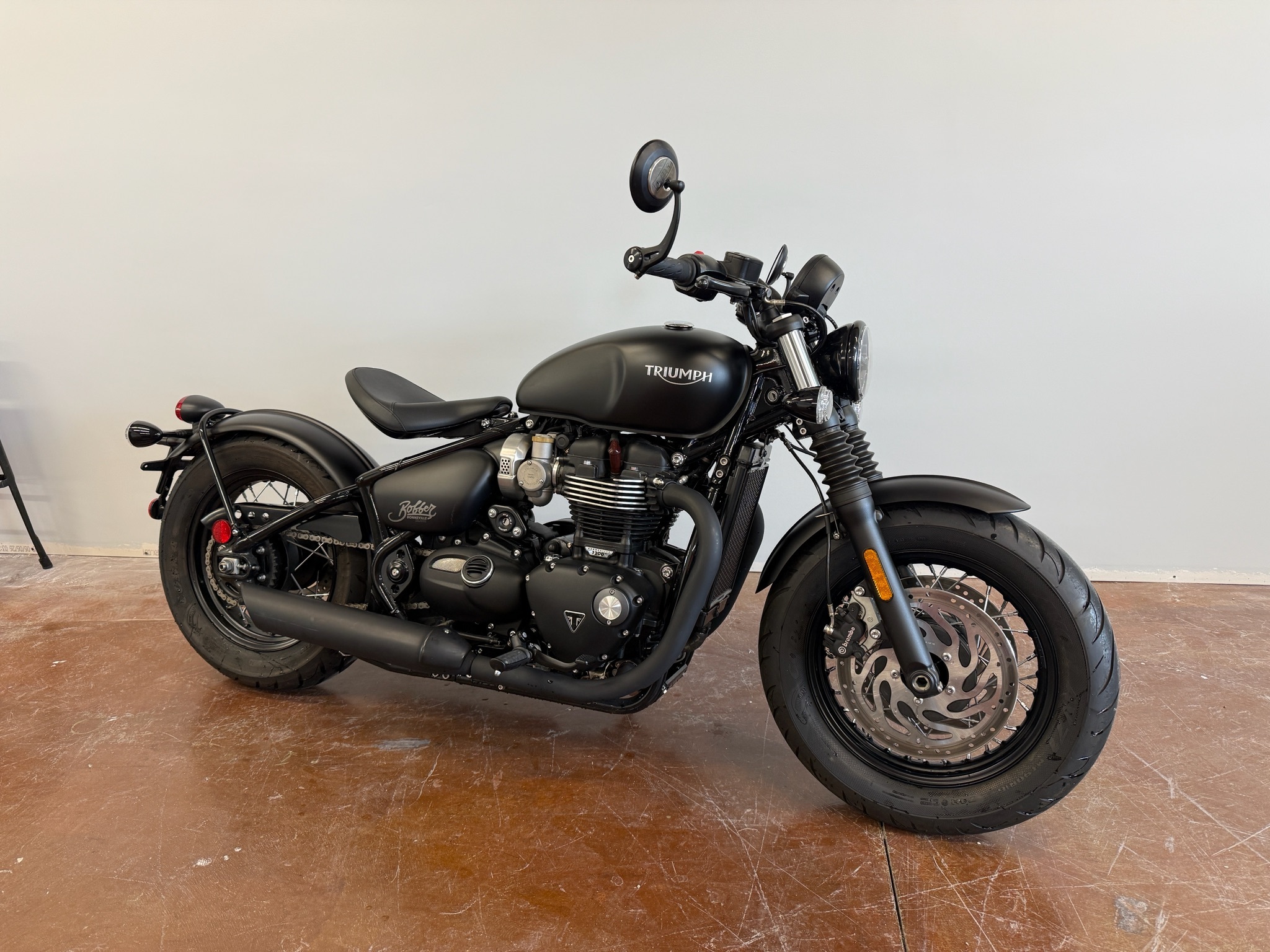 2018 Triumph Bonneville Bobber Cruiser motorcycle