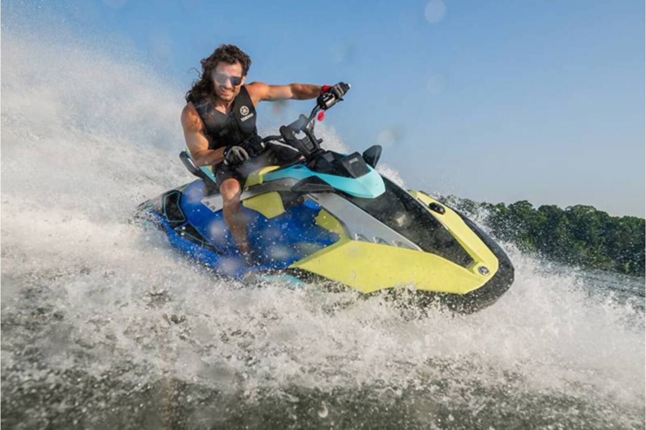 A photo of this 2026 Yamaha WaveRunner JetBlaster PRO 3-Up