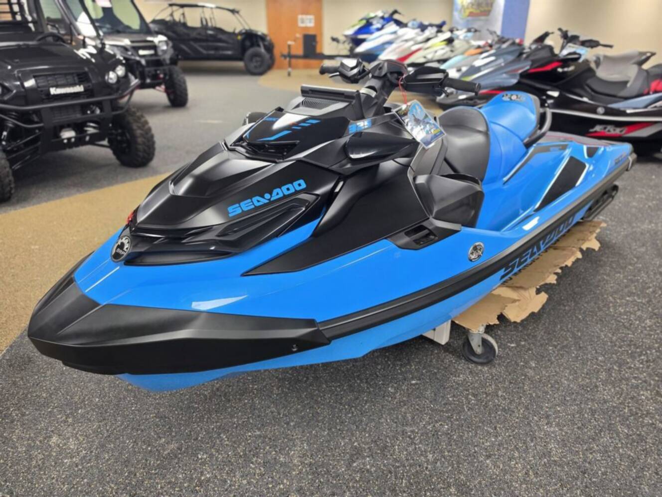 A photo of this 2026 Sea-Doo RXT-X 325 Gulfstream Blue Premium