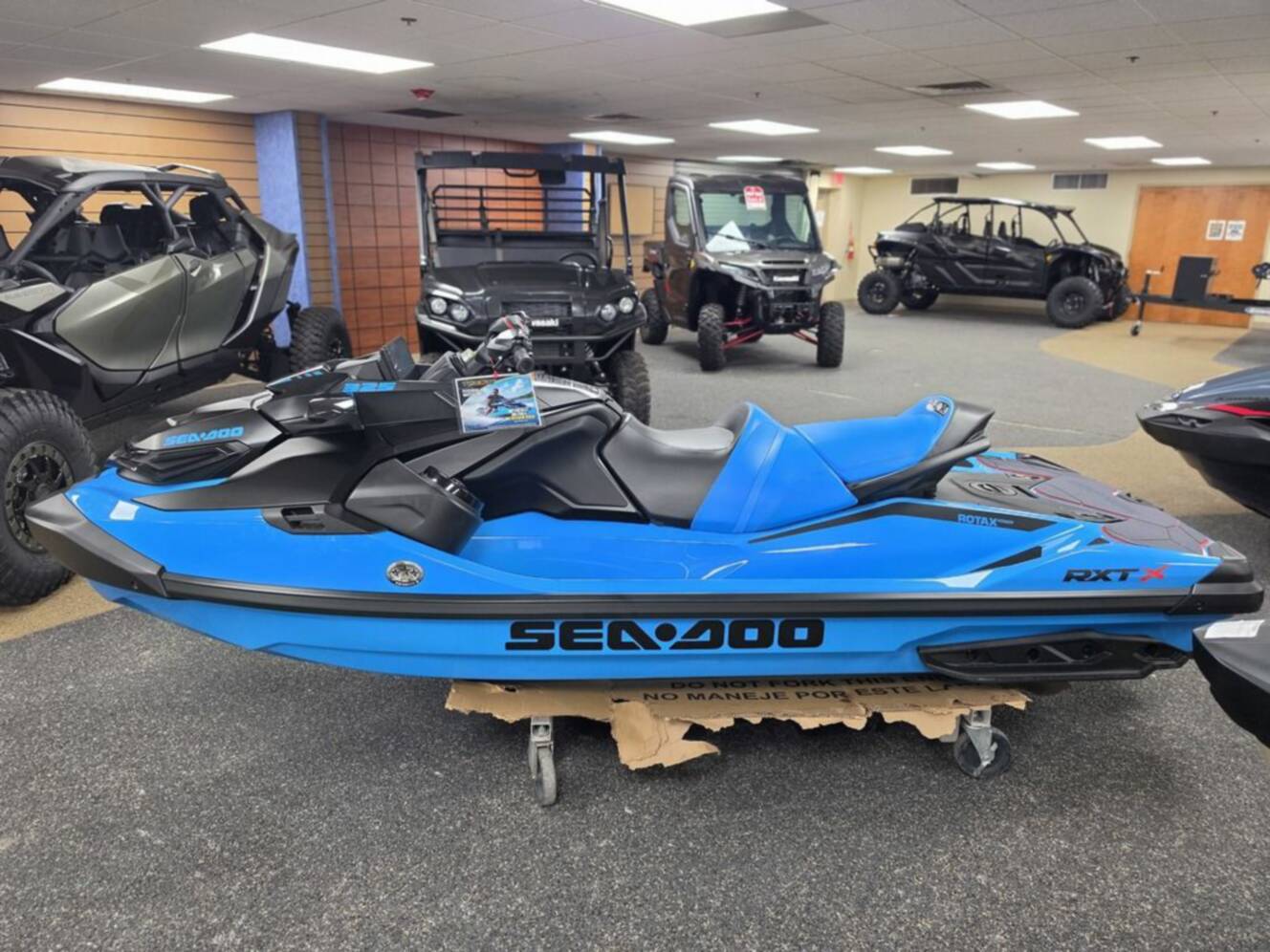 A photo of this 2026 Sea-Doo RXT-X 325 Gulfstream Blue Premium