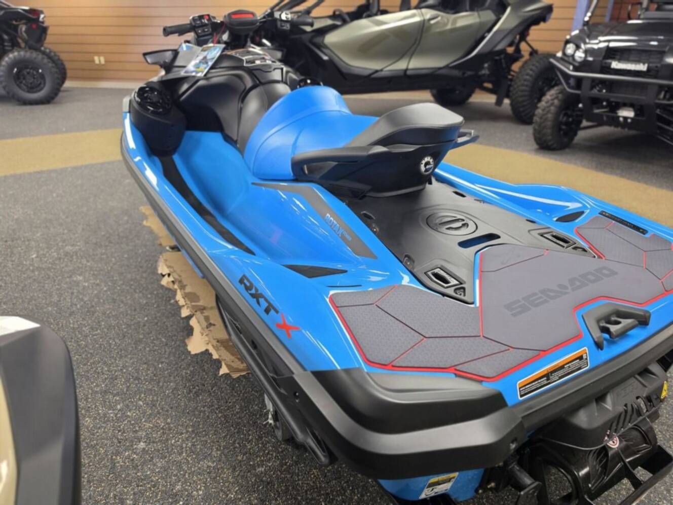 A photo of this 2026 Sea-Doo RXT-X 325 Gulfstream Blue Premium