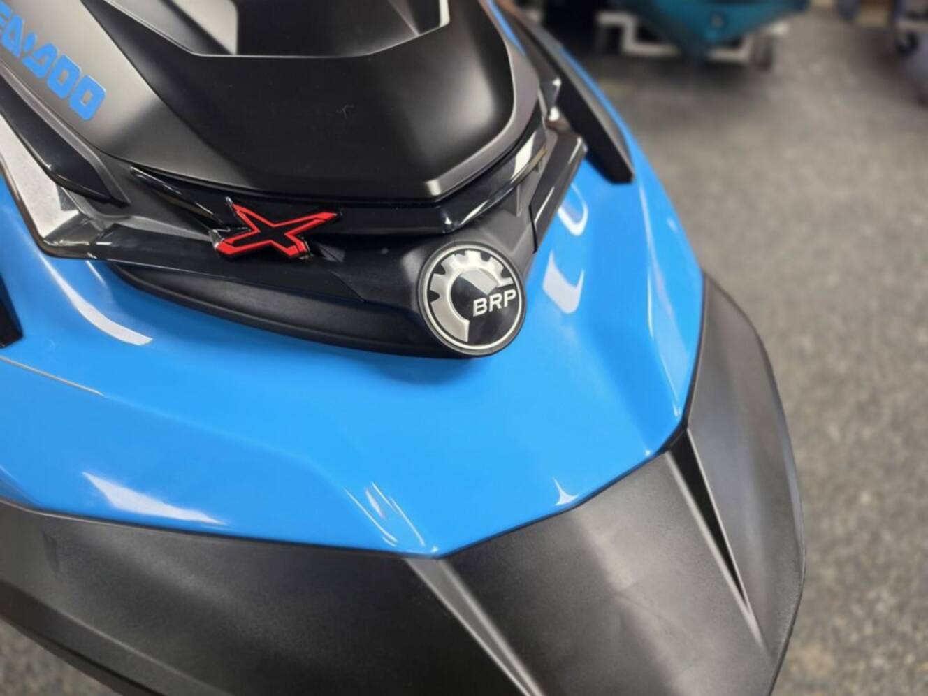 A photo of this 2026 Sea-Doo RXT-X 325 Gulfstream Blue Premium