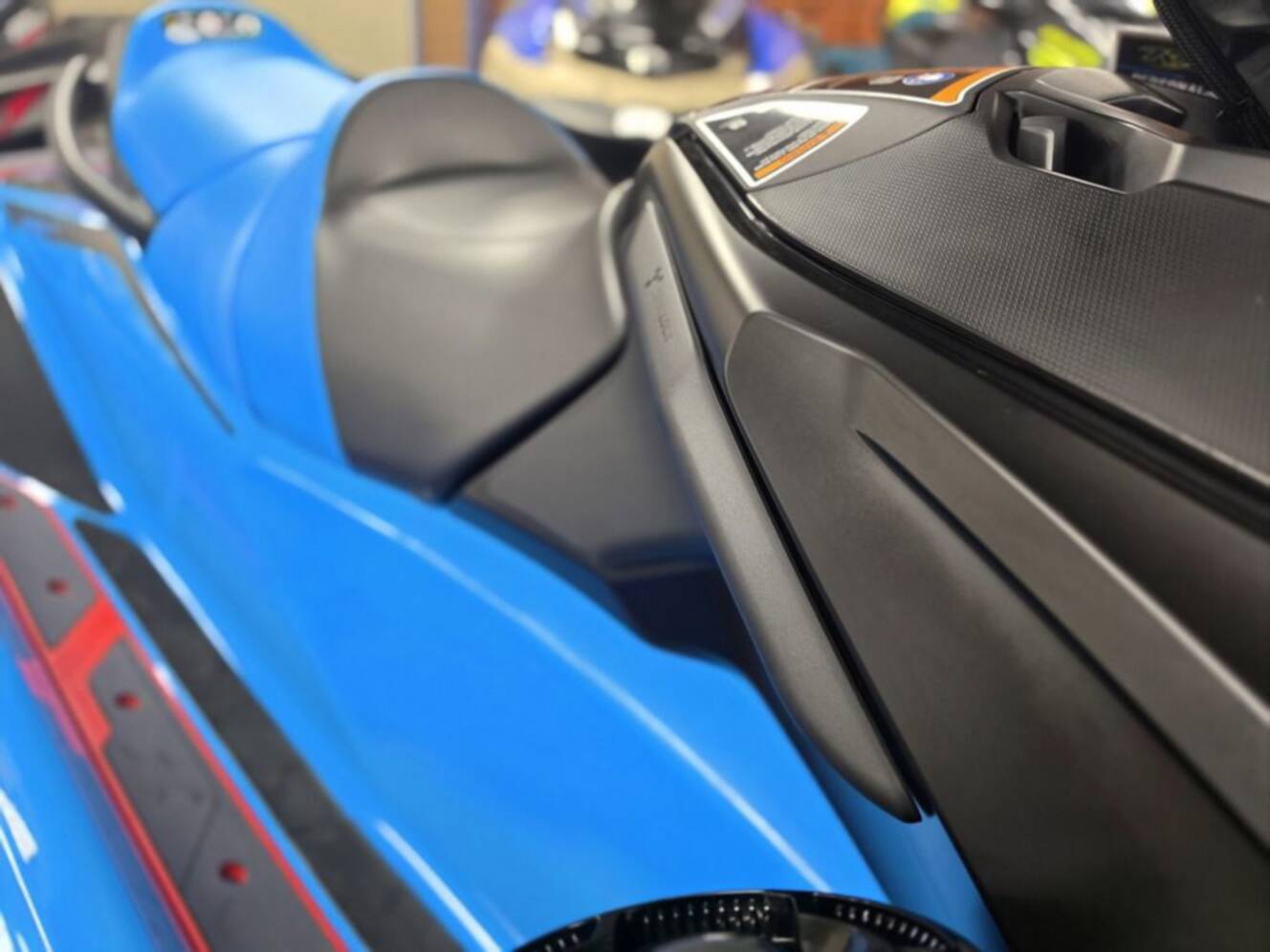 A photo of this 2026 Sea-Doo RXT-X 325 Gulfstream Blue Premium