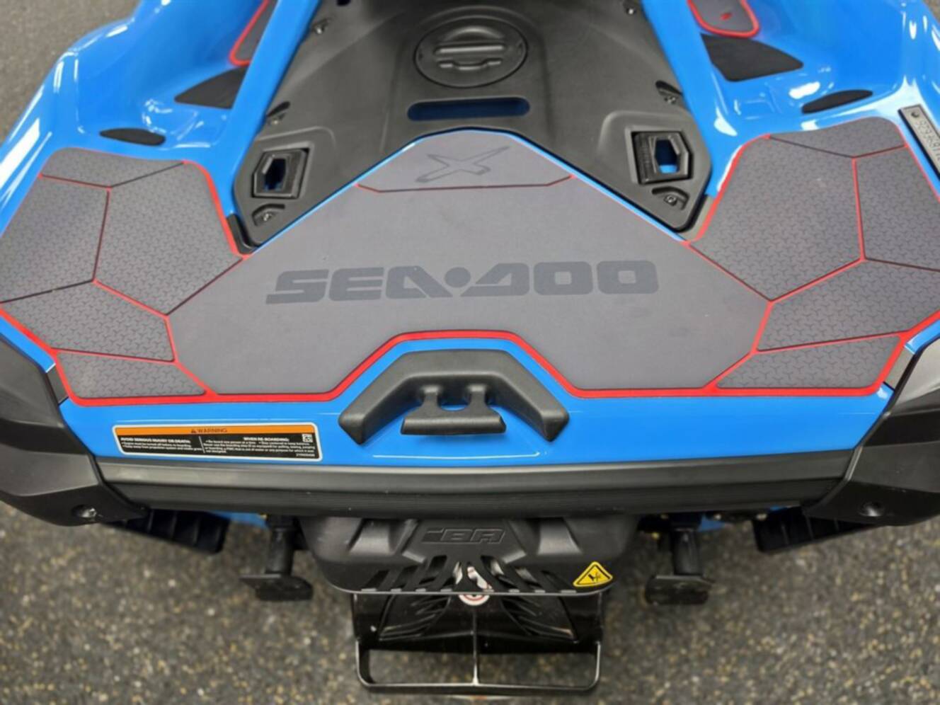 A photo of this 2026 Sea-Doo RXT-X 325 Gulfstream Blue Premium