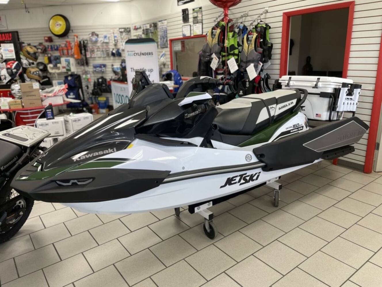 A photo of this 2025 Kawasaki Ultra® 160LX-S Angler