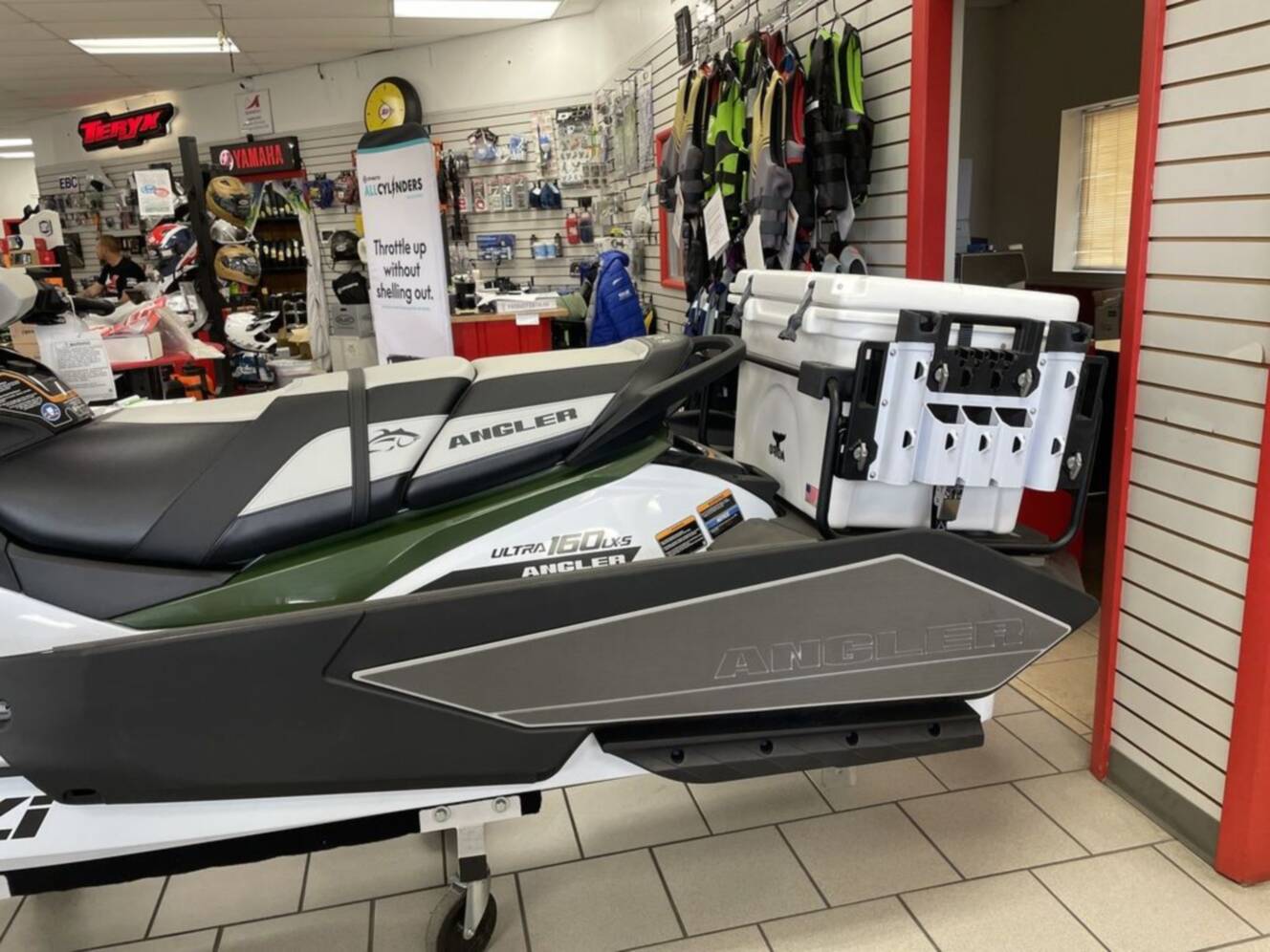 A photo of this 2025 Kawasaki Ultra® 160LX-S Angler