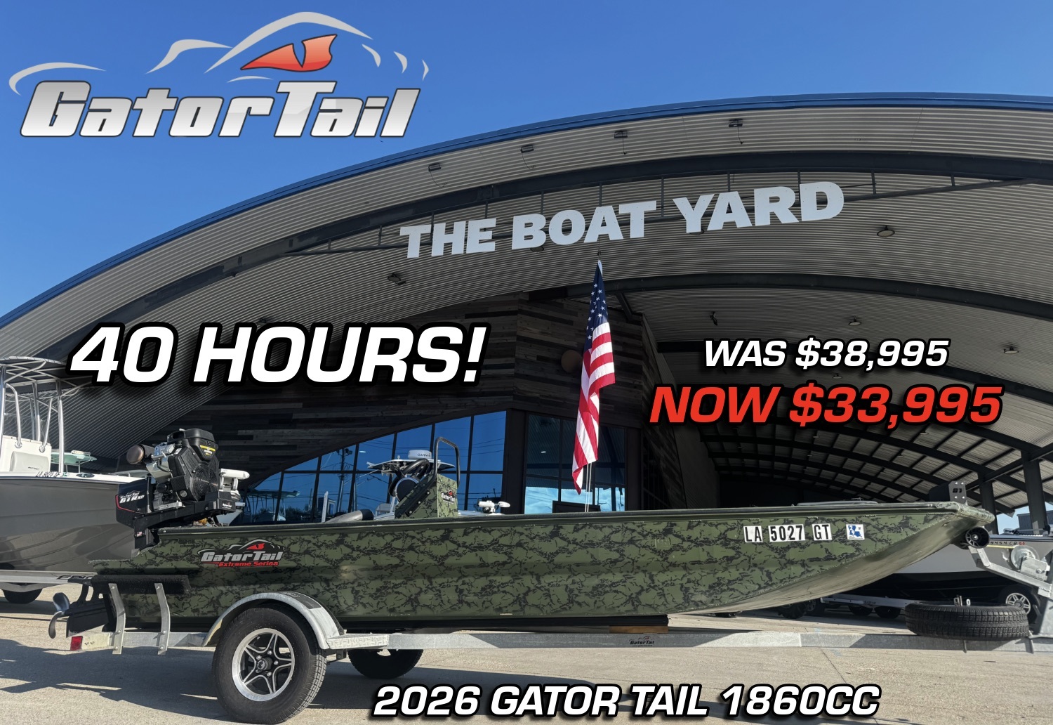 2026 Gator Tail 1860 in marrero LA