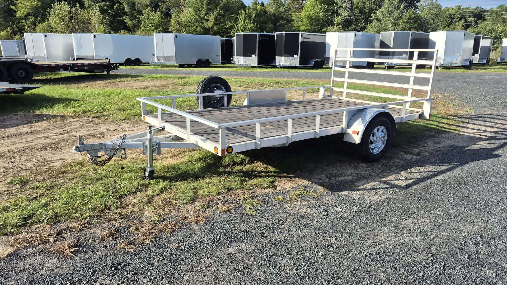 2023 Parker Little Pup 6.5' x 12' 2.2k Single Axle Aluminum Utility Trailer in Chippewa Falls, WI
