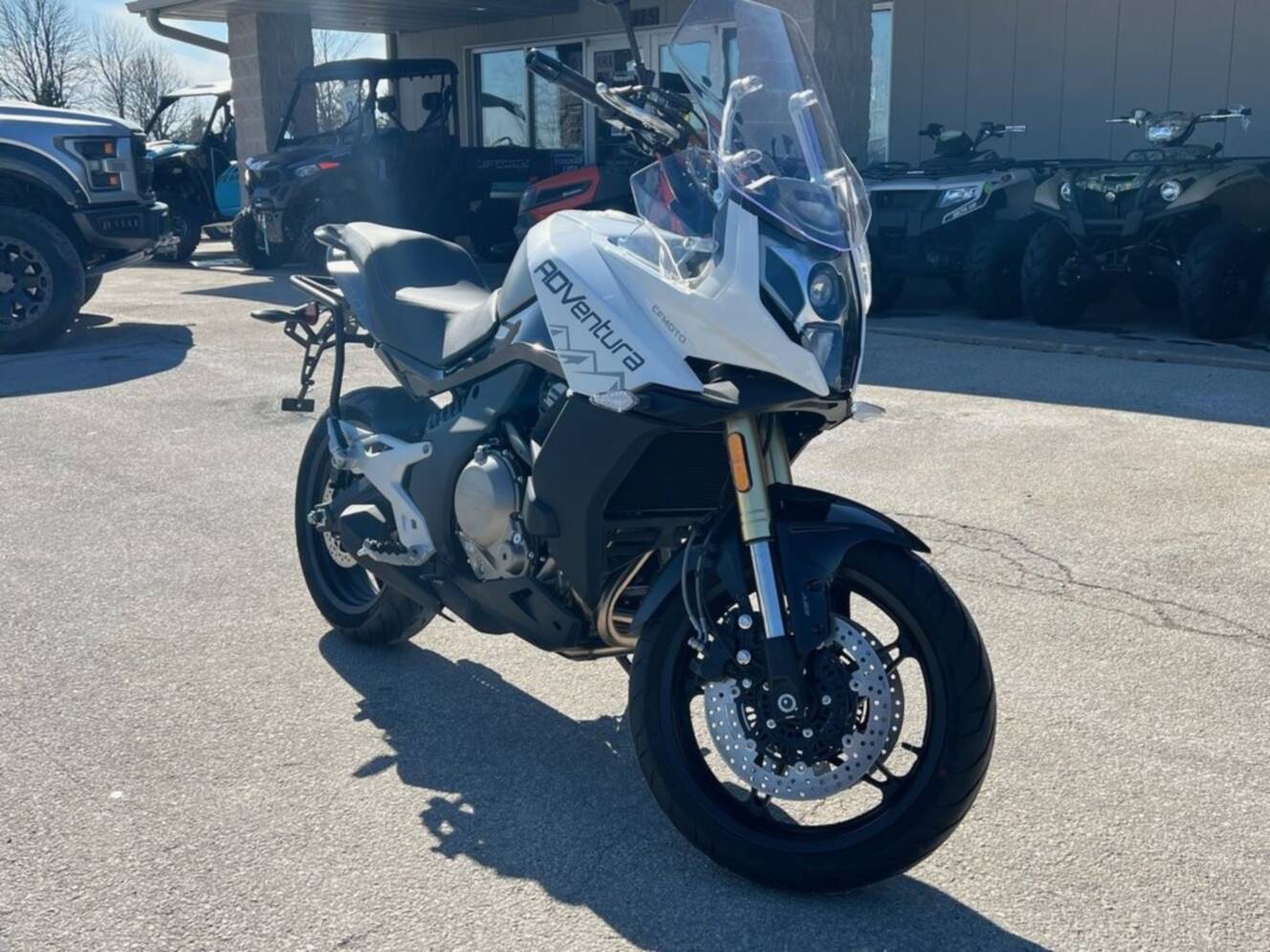 A photo of this 2022 CFMOTO 650 Adventura
