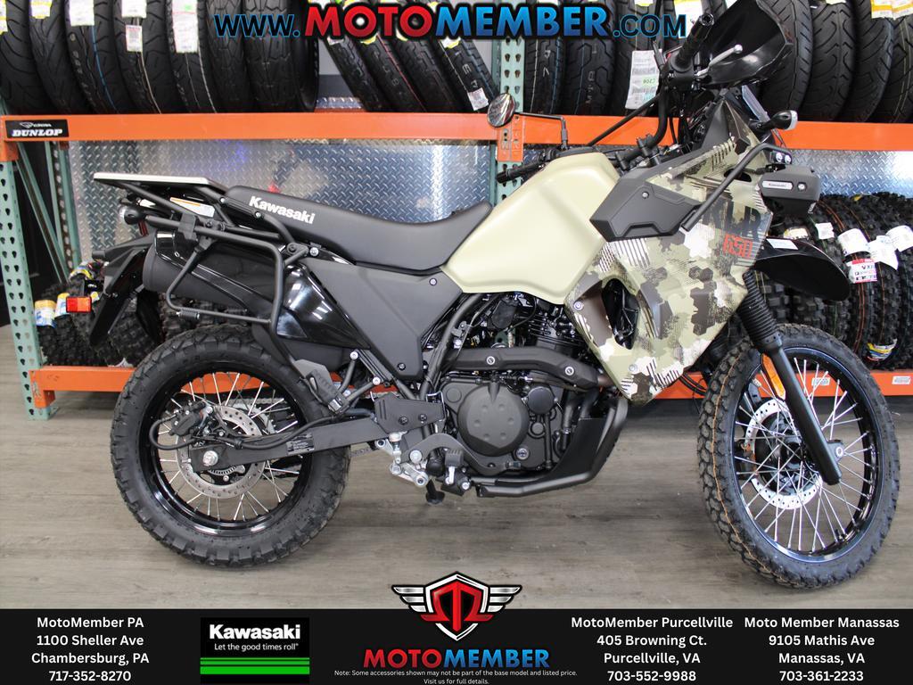 2026 Kawasaki KLR®650 Adventure ABS Cypher Camo Beige 650 ADVENTURE in Purcellville, VA