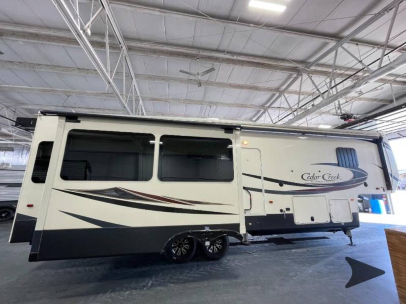 A photo of this 2019 Forest River Rv Cedar Creek Silverback 33IK