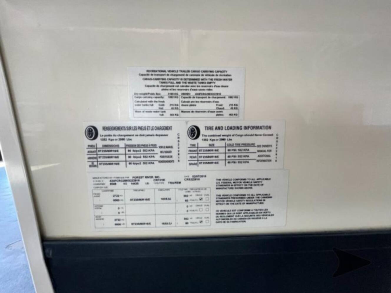 A photo of this 2019 Forest River Rv Cedar Creek Silverback 33IK