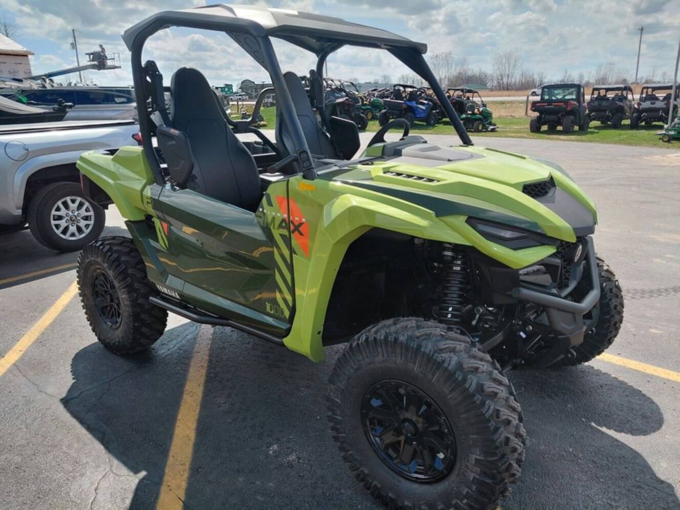 A photo of this 2026 Yamaha Wolverine Rmax2 1000 R-Spec