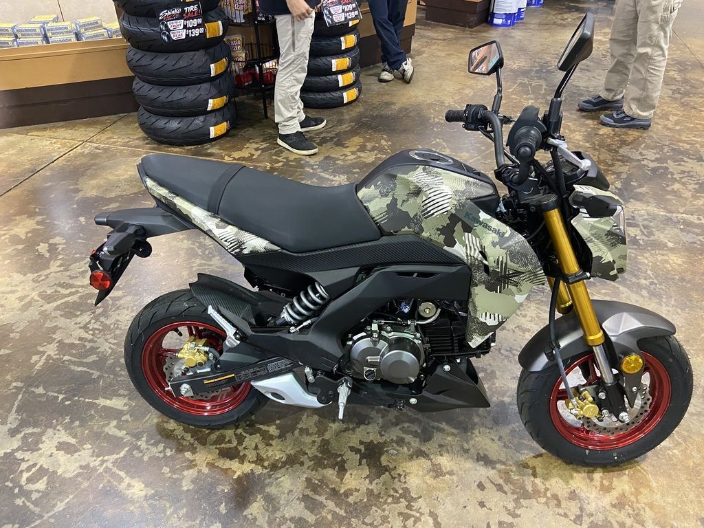 2025 Kawasaki Z125 PRO Cypher Camo Beige BASE in Athens, GA