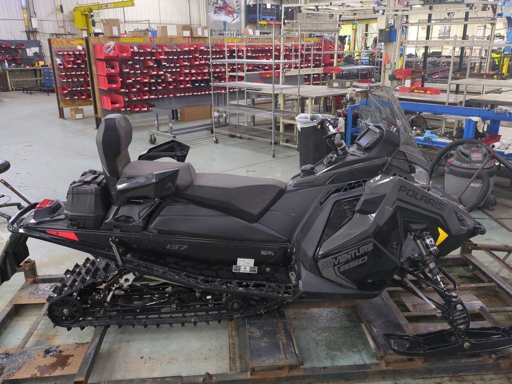 2025 Polaris® 650 Indy Adventure 137 Shadow Gray / Gloss Black 650 137 in ann arbor MI