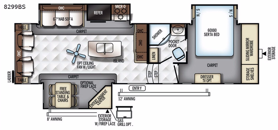 2017 Forest River Rv Rockwood Signature Ultra Lite 8299BS in cape may court house NJ