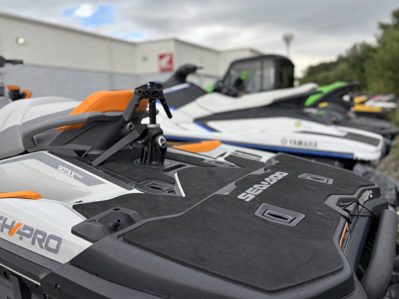 A photo of this 2023 Sea-Doo FISH PRO TROPHY 170 W/SOUND WITH TRAILER