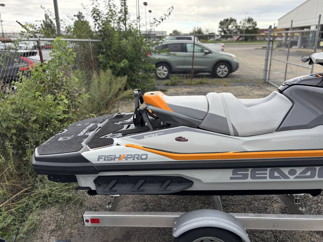 A photo of this 2023 Sea-Doo FISH PRO TROPHY 170 W/SOUND WITH TRAILER