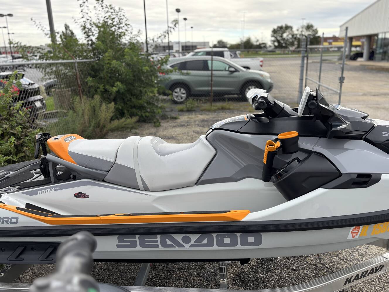 A photo of this 2023 Sea-Doo FISH PRO TROPHY 170 W/SOUND WITH TRAILER