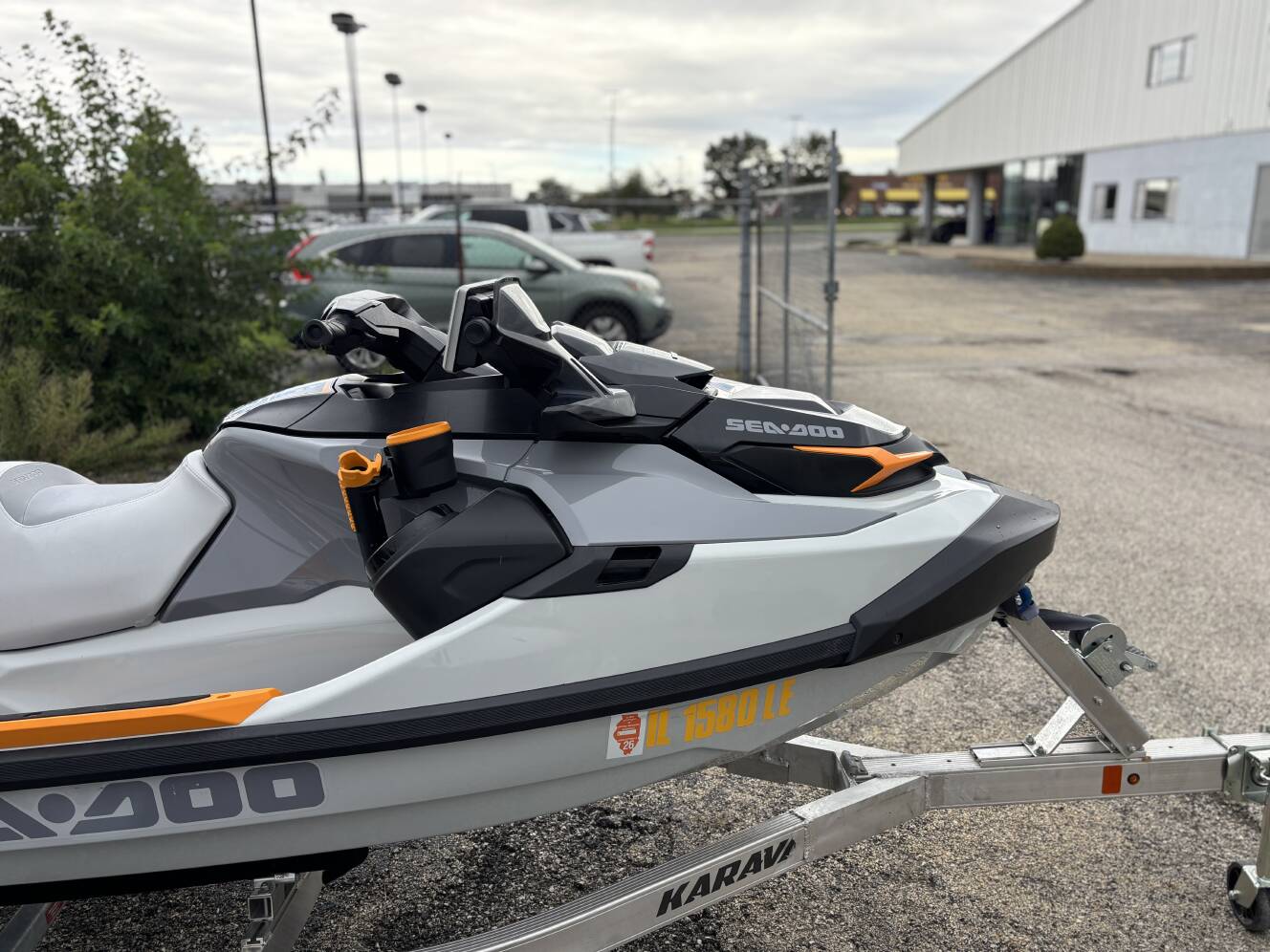A photo of this 2023 Sea-Doo FISH PRO TROPHY 170 W/SOUND WITH TRAILER