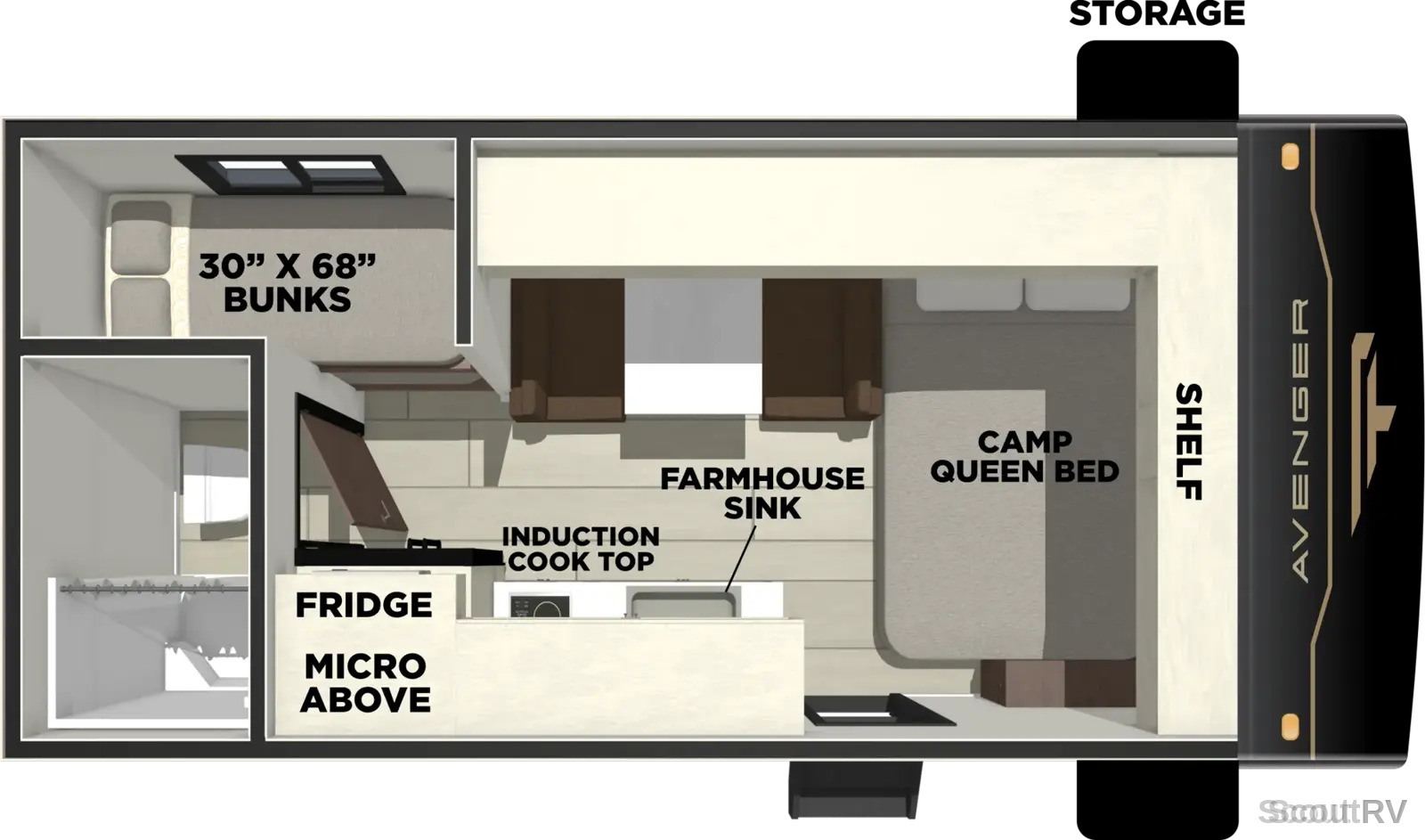 2026 Forest River Avenger 16BHX in lexington KY