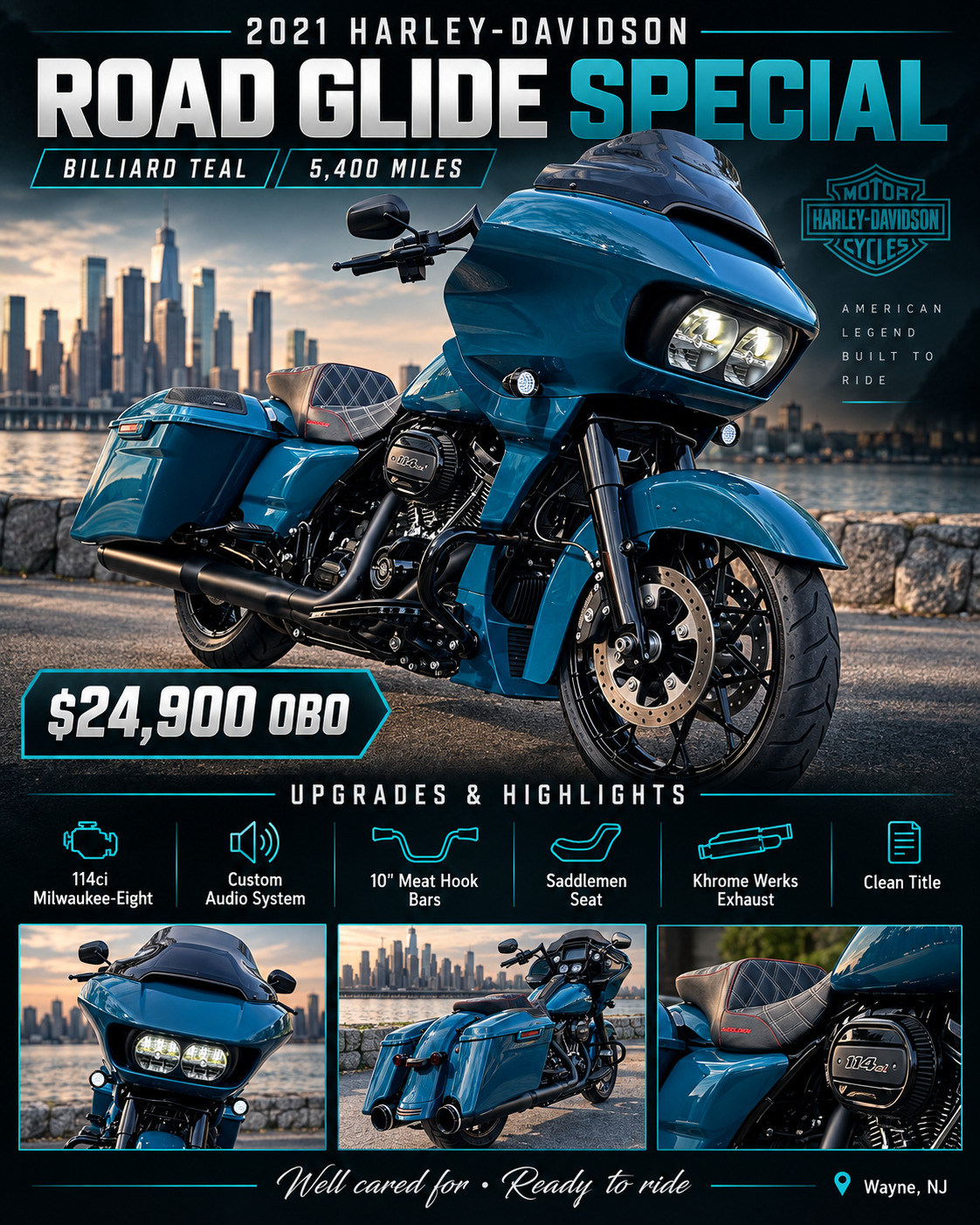2021 Harley-Davidson ROAD GLIDE SPECIAL SPECIAL in Wayne, NJ